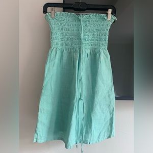 Smocked Linen tunic - size XS